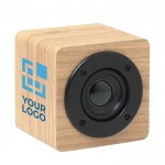Goedkope houten bluetooth speakers weergave met jouw bedrukking