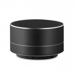 Stijlvolle bluetooth speaker met logo kleur zwart