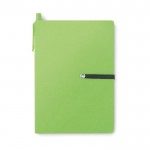 Schrijfset met A5-notitieboekje voor reclame kleur groen tweede weergave