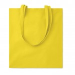 Tas met logo kleur geel