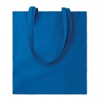 Tas met logo kleur blauw