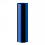 Lippenbalsem in metallook stick met logo kleur blauw tweede weergave