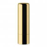Lippenbalsem in metallook stick met logo kleur goud tweede weergave