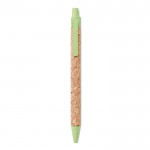 Reclame pen van kurk kleur groen
