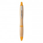 Klassieke houten pen om te bedrukken kleur oranje