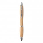 Klassieke houten pen om te bedrukken kleur matzilver