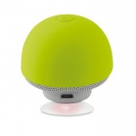 Bluetooth speaker met zuignap kleur limoen groen tweede weergave