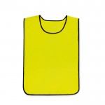 Gekleurd trainingsvestje met logo kleur geel