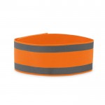 Sportieve armband van lycra kleur oranje