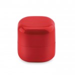 Balletje lippenbalsem in plastic doosje kleur rood tweede weergave