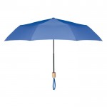 Opvouwbare paraplu voor bedrijven, 21” kleur koningsblauw