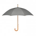Elegante paraplu voor bedrijven kleur grijs