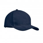 Hoge kwaliteit cap met logo kleur blauw