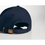 Hoge kwaliteit cap met logo kleur blauw tweede weergave