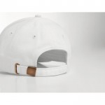 Hoge kwaliteit cap met logo kleur wit tweede weergave