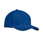 Hoge kwaliteit cap met logo kleur koningsblauw