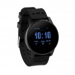 Smartwatch met logo kleur zwart