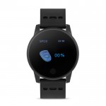 Smartwatch met logo kleur zwart derde weergave