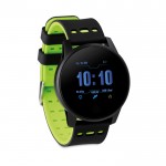 Smartwatch met logo kleur limoen groen