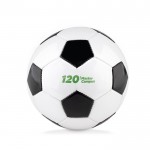 Kleine voetbal met logo kleur wit tweede weergave met logo