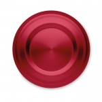 Stalen gepersonaliseerde thermofles met infuser kleur rood derde weergave
