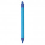 Ecologische en promotionele pennen kleur blauw vierde weergave