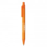 Ecologische en promotionele pennen kleur oranje bedrukt