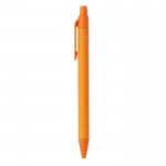 Ecologische en promotionele pennen kleur oranje derde weergave