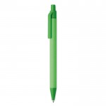 Ecologische en promotionele pennen kleur limoen groen