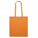 Gekleurde katoenen tas van 180 gr / m2 kleur oranje tweede weergave