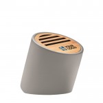 Cement merchandising bluetooth speaker weergave met jouw bedrukking