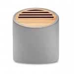 Cement merchandising bluetooth speaker kleur grijs derde weergave