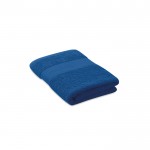 Kleine, personaliseerbare handdoek van katoen kleur koningsblauw