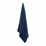 Promotionele, katoenen handdoek in groot formaat kleur blauw vierde weergave