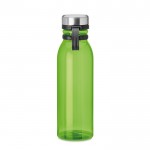 Grote RPET fles met logo kleur limoen groen derde weergave