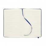 A5-formaat gepersonaliseerd RPET-notitieboek kleur blauw vierde weergave