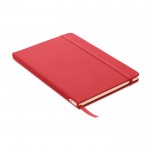 A5-formaat gepersonaliseerd RPET-notitieboek kleur rood