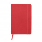 A5-formaat gepersonaliseerd RPET-notitieboek kleur rood tweede weergave
