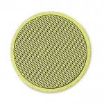 Draadloze bluetooth speaker van tarwestro kleur groen vierde weergave
