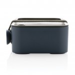 Lunchbox gemaakt van 93% gerecycled plastic kleur marineblauw vijfde weergave