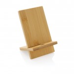 Bamboe telefoonstandaard in kraft doos kleur hout