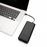 Powerbank met type C-kabel en ingebouwde iOS 20.000 mAh kleur zwart derde weergave