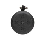 Duurzame watervaste speaker met logo kleur zwart tweede weergave