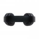 Promotionele bluetooth koptelefoon van gerecycled plastic kleur zwart vijfde weergave