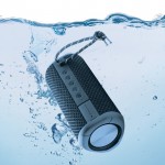 Waterbestendige speakers met logo kleur zwart vierde weergave