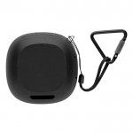 Kleine, waterbestendige speaker met logo kleur zwart zevende weergave