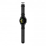 Ronde eco smartwatch met diverse functies kleur zwart derde weergave