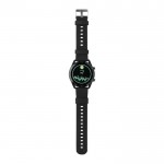Ronde eco smartwatch met diverse functies kleur zwart zevende weergave