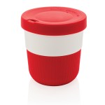 Duurzame koffiebeker to go bedrukken kleur rood