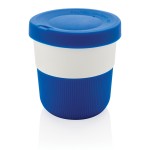 Duurzame koffiebeker to go bedrukken kleur blauw